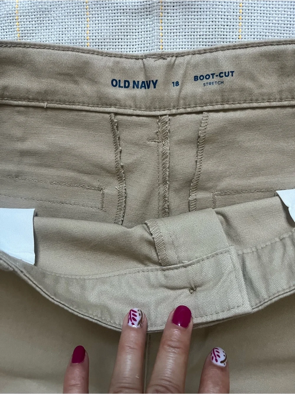 Old Navy  Chino Pants - Khaki Boot cut Stretch